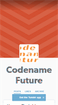 Mobile Screenshot of codenamefuture.tumblr.com