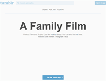Tablet Screenshot of afamilyfilm.tumblr.com