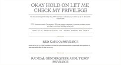 Desktop Screenshot of myprivilege.tumblr.com