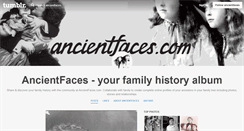 Desktop Screenshot of ancientfaces.tumblr.com