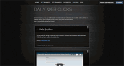 Desktop Screenshot of dailywebclicks.tumblr.com