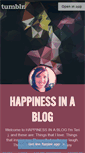 Mobile Screenshot of happinessinablog.tumblr.com