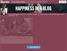 Tablet Screenshot of happinessinablog.tumblr.com