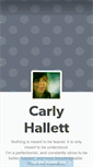 Mobile Screenshot of carlyhally.tumblr.com