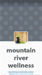 Mobile Screenshot of mountainriverwellness.tumblr.com