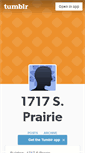 Mobile Screenshot of 1717prairie.tumblr.com