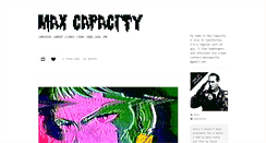 Desktop Screenshot of maxcapacity.tumblr.com