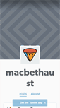 Mobile Screenshot of macbethaust.tumblr.com