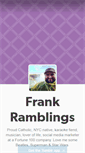 Mobile Screenshot of frankramblings.tumblr.com