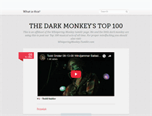 Tablet Screenshot of darkmonkeymusic.tumblr.com