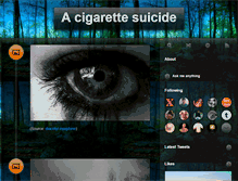 Tablet Screenshot of acigarettesuicide.tumblr.com