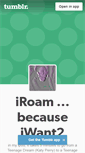 Mobile Screenshot of iroam.tumblr.com
