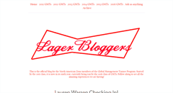 Desktop Screenshot of lagerbloggers.tumblr.com