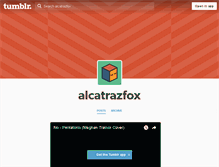 Tablet Screenshot of alcatrazfox.tumblr.com
