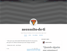 Tablet Screenshot of necessito-de-ti.tumblr.com
