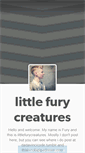 Mobile Screenshot of littlefurycreatures.tumblr.com