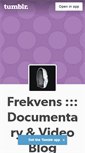 Mobile Screenshot of frekvens.tumblr.com