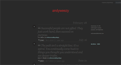 Desktop Screenshot of andyweezy.tumblr.com