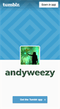 Mobile Screenshot of andyweezy.tumblr.com