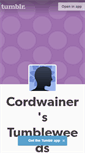 Mobile Screenshot of cordwainer.tumblr.com