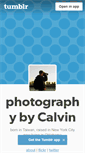 Mobile Screenshot of photosbycalvin.tumblr.com