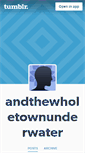 Mobile Screenshot of andthewholetownunderwater.tumblr.com