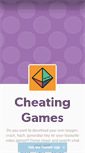 Mobile Screenshot of cheatingames.tumblr.com