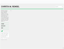 Tablet Screenshot of christamr.tumblr.com