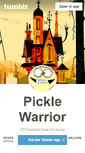 Mobile Screenshot of picklewarrior.tumblr.com