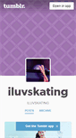 Mobile Screenshot of iluvskating.tumblr.com