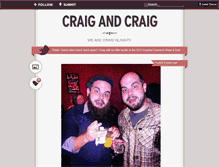 Tablet Screenshot of craigandcraig.tumblr.com