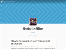 Tablet Screenshot of fistfulloffilm.tumblr.com