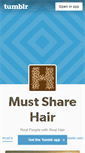 Mobile Screenshot of mustsharehair.tumblr.com