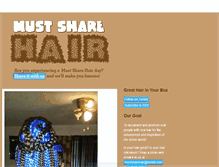 Tablet Screenshot of mustsharehair.tumblr.com