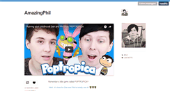 Desktop Screenshot of amazingphil.tumblr.com