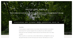 Desktop Screenshot of muchlovenatalie.tumblr.com