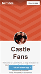 Mobile Screenshot of castlefans.tumblr.com