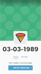Mobile Screenshot of 03-03-1989.tumblr.com