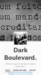 Mobile Screenshot of darkboulevard.tumblr.com