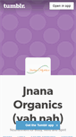 Mobile Screenshot of jnanaorganics.tumblr.com