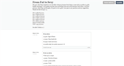 Desktop Screenshot of fat2sexy.tumblr.com