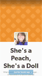 Mobile Screenshot of cuteasapeach.tumblr.com