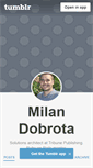 Mobile Screenshot of milandobrota.tumblr.com