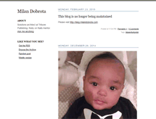 Tablet Screenshot of milandobrota.tumblr.com