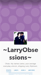 Mobile Screenshot of larryobsessions.tumblr.com