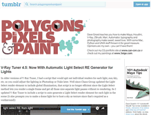 Tablet Screenshot of polygonspixelsandpaint.tumblr.com