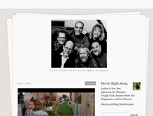 Tablet Screenshot of nevertoooldtolovemuppets.tumblr.com