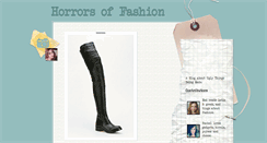 Desktop Screenshot of horrorsoffashion.tumblr.com