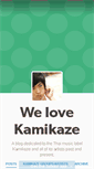 Mobile Screenshot of ilovekamikaze.tumblr.com