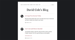 Desktop Screenshot of davidcole1981.tumblr.com